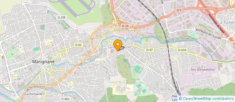 localisation de l'entreprise KAYA MACONNERIE  SAINT-VICTORET