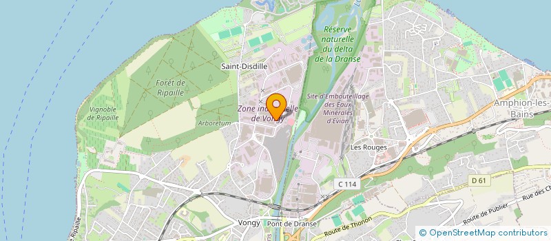 localisation de l'entreprise KAYA SCIAGE à THONON-LES-BAINS
