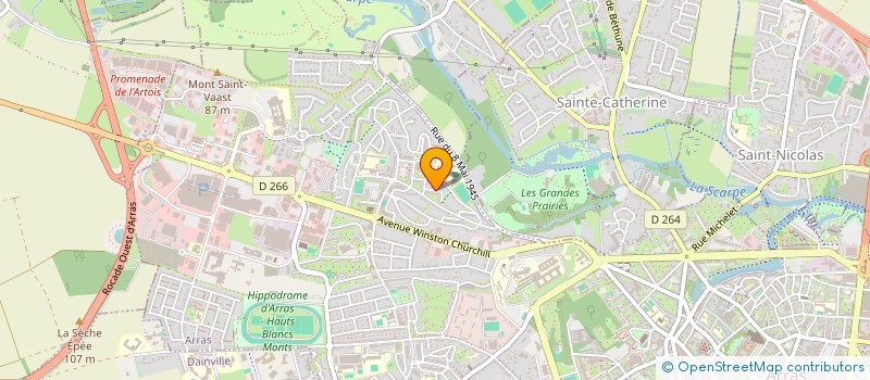 localisation de l'entreprise KAYA SERVICES à ARRAS
