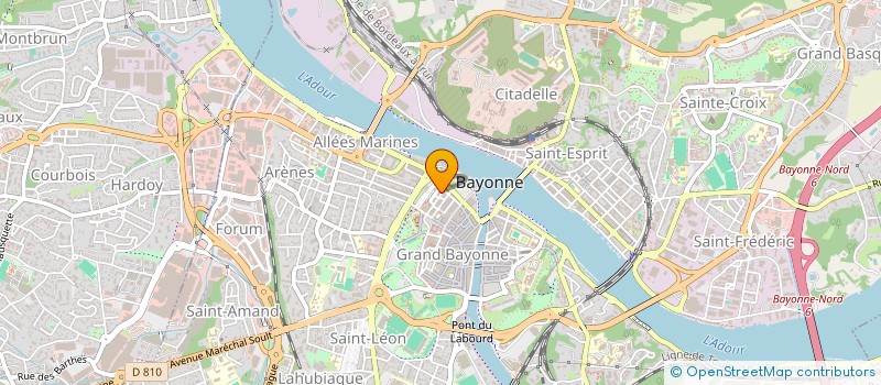 localisation de l'entreprise KAYADE à BAYONNE