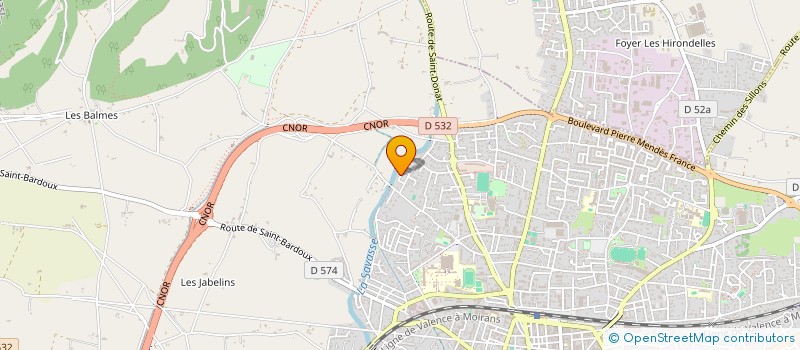 localisation de l'entreprise KAYAEST  ROMANS-SUR-ISERE