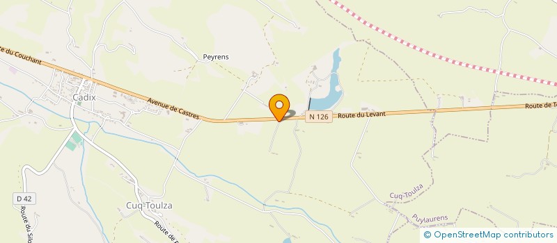 localisation de l'entreprise KAYAFA  CUQ-TOULZA