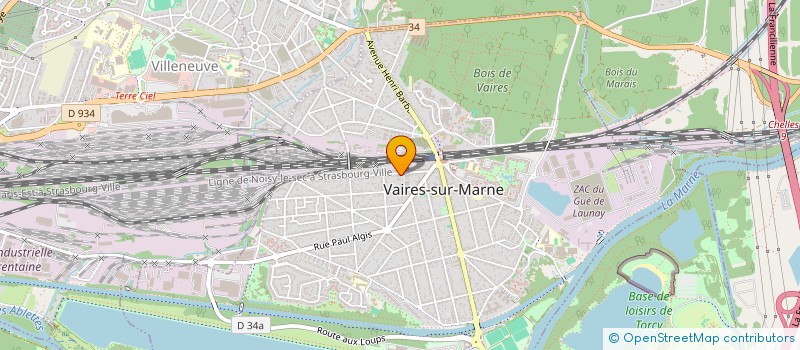 localisation de l'entreprise KAYAFLEET  VAIRES-SUR-MARNE