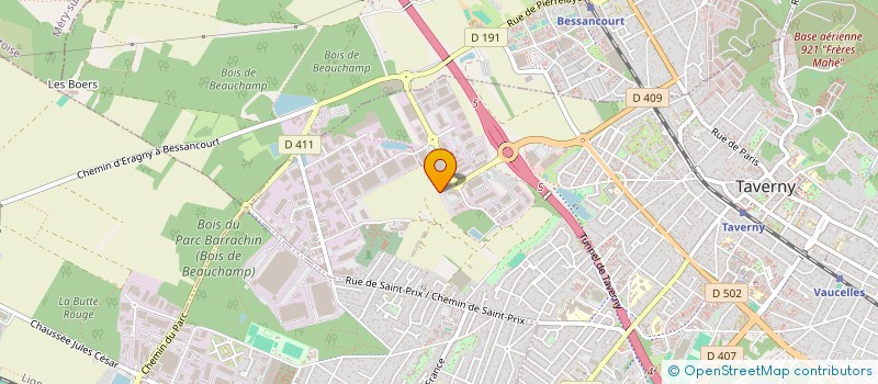 localisation de l'entreprise KAYAK  TAVERNY