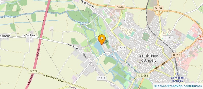 localisation de l'entreprise KAYAK CLUB ANGERIEN  SAINT-JEAN-D'ANGELY