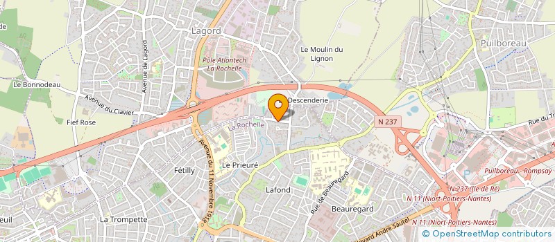 localisation de l'entreprise KAYAK OCEAN ROCHELAIS  LA ROCHELLE