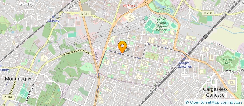 localisation de l'entreprise KAYAN WEAR INTERNATIONAL  SARCELLES