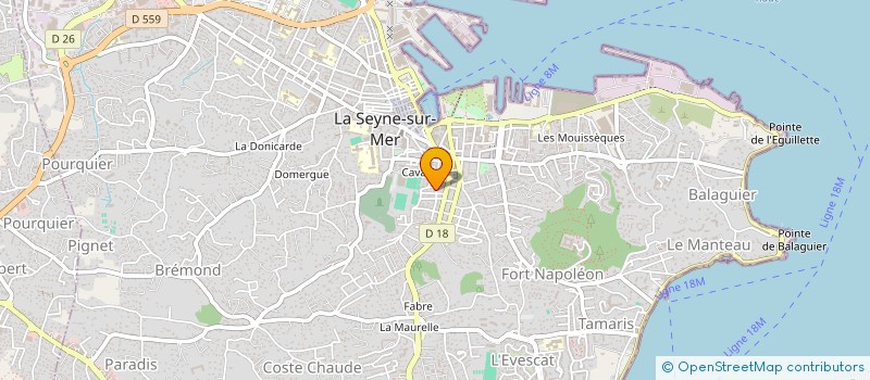localisation de l'entreprise KAYANA-LYSANE  TOULON