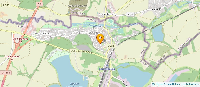 localisation de l'entreprise KAYANDA  LAUTERBOURG