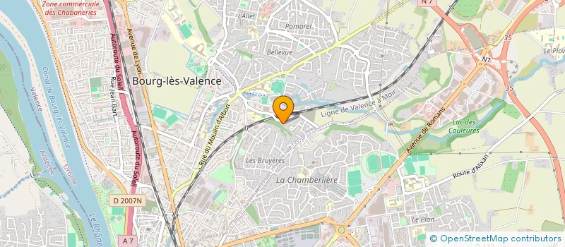 localisation de l'entreprise KAYANE  BOURG-LES-VALENCE