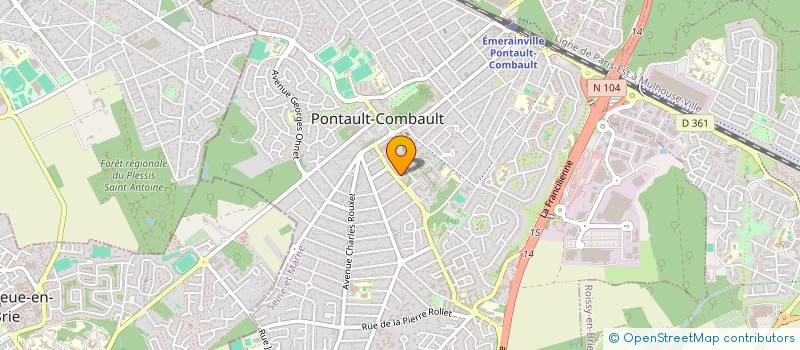 localisation de l'entreprise KAYANGA COMPANY  PONTAULT-COMBAULT