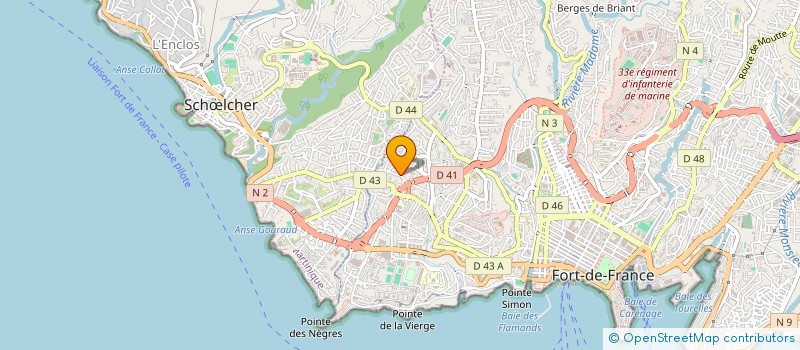 localisation de l'entreprise KAYCHIN EX  FORT-DE-FRANCE