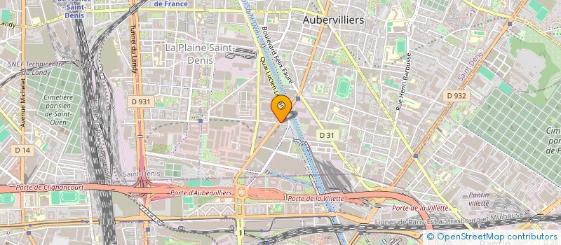 localisation de l'entreprise KAYENNEKO  AUBERVILLIERS