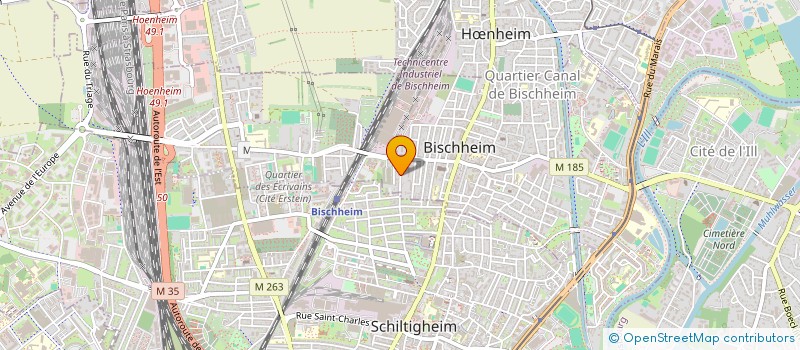 localisation de l'entreprise KAYEX à BISCHHEIM