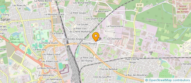 localisation de l'entreprise KAYI à SARAN