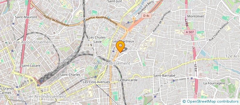 localisation de l'entreprise KAYLA COIFFURE à MARSEILLE
