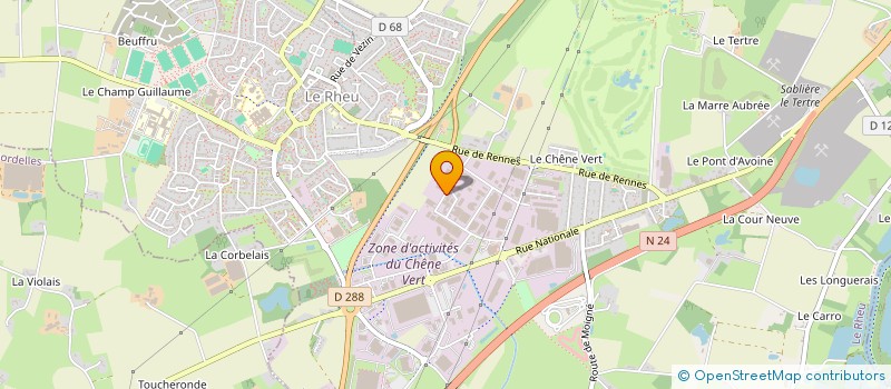 localisation de l'entreprise KAYLIA HAIR  LE RHEU