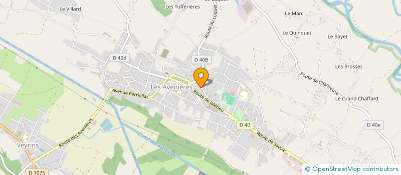 localisation de l'entreprise KAYLON à LES AVENIERES VEYRINS-THUELLIN