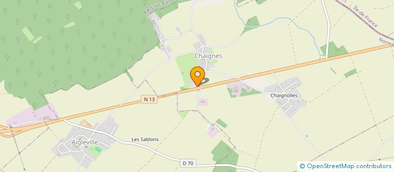 localisation de l'entreprise KAYME  CHAIGNES