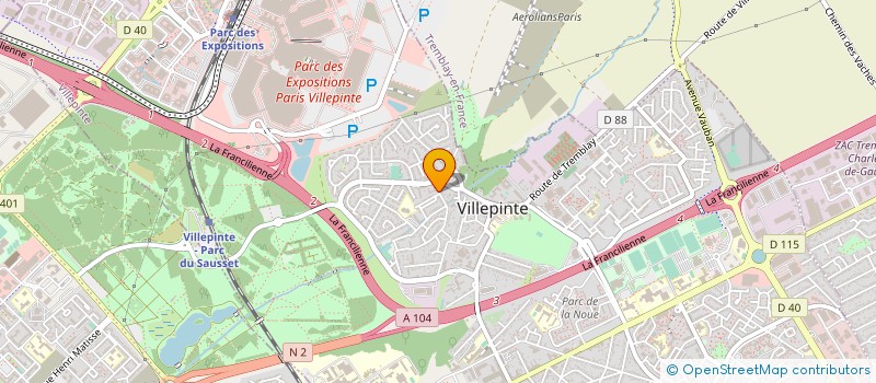 localisation de l'entreprise KAYMS à VILLEPINTE