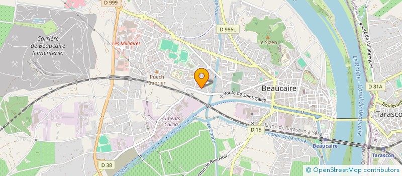 localisation de l'entreprise KAYOUA  BEAUCAIRE