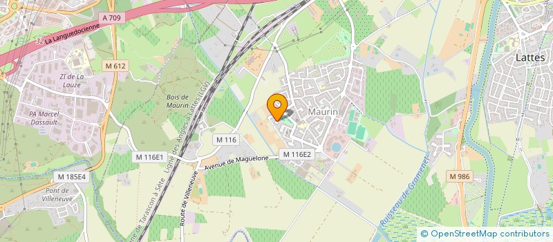 localisation de l'entreprise KAYROS  LATTES