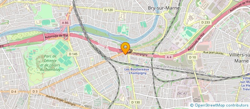 localisation de l'entreprise KAYS TRANSPORT à CHAMPIGNY-SUR-MARNE