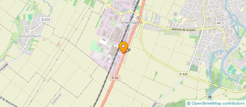 localisation de l'entreprise KAYSER  ERSTEIN