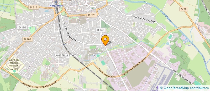 localisation de l'entreprise KAYSER 5  HAGUENAU