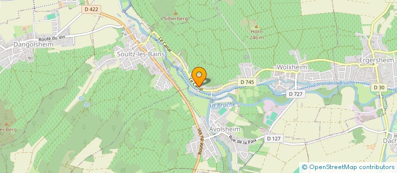 localisation de l'entreprise KAYSER CONSEIL  WOLXHEIM