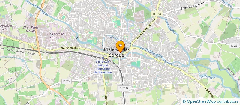 localisation de l'entreprise KAYYA  L'ISLE-SUR-LA-SORGUE