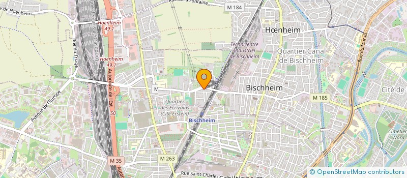 localisation de l'entreprise KAYZER BATIMENT à BISCHHEIM