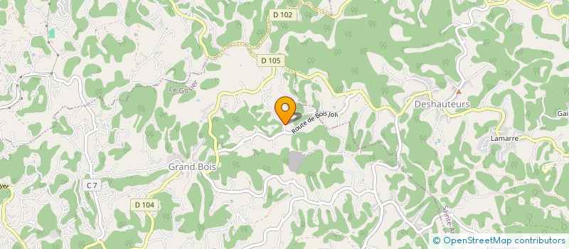 localisation de l'entreprise KAZ A BAMBIYOS à LE GOSIER