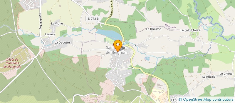 localisation de l'entreprise KAZ A PIZZA  SAINT-MALO-DE-BEIGNON