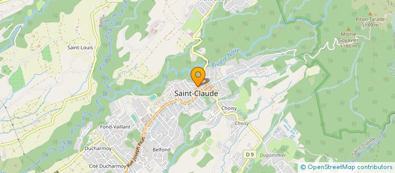 localisation de l'entreprise KAZ A POMPON à SAINT-CLAUDE