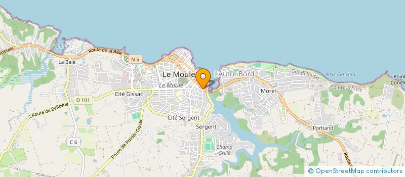 localisation de l'entreprise KAZ'A-W à LE MOULE