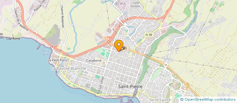 localisation de l'entreprise KAZ'AMIS à SAINT-PIERRE