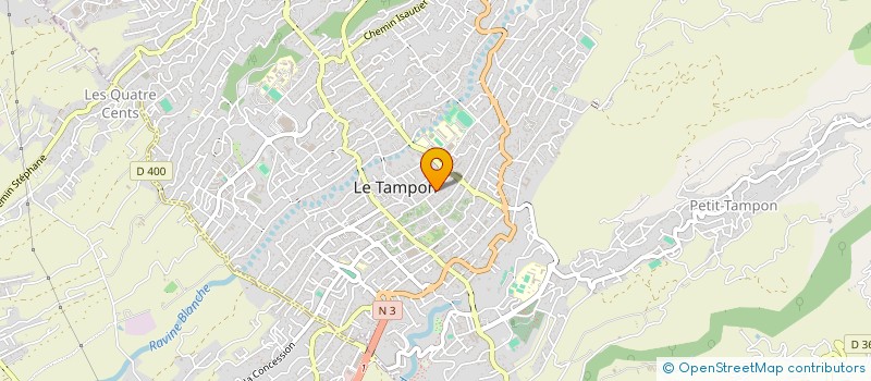 localisation de l'entreprise KAZ'ANIM  LE TAMPON