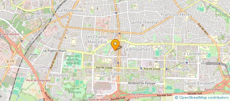 localisation de l'entreprise KAZ ART  RENNES