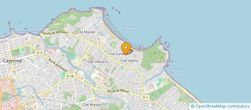 localisation de l'entreprise KAZ'AVENIR LGBT+  CAYENNE