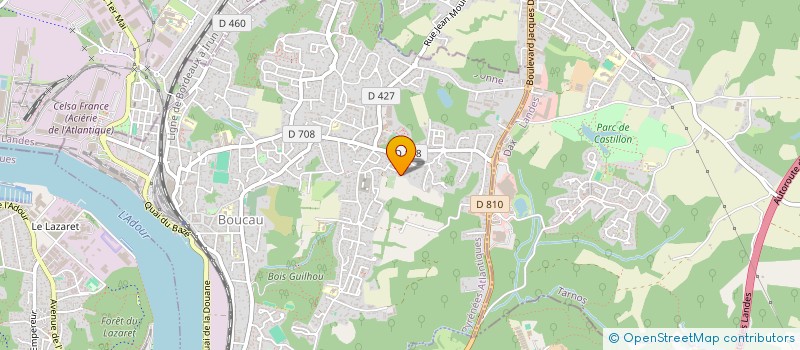 localisation de l'entreprise KAZ'BEGUE  BOUCAU