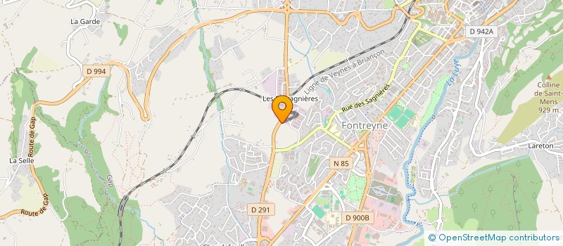 localisation de l'entreprise KAZ IMMO  SAINT-ETIENNE-LE-LAUS