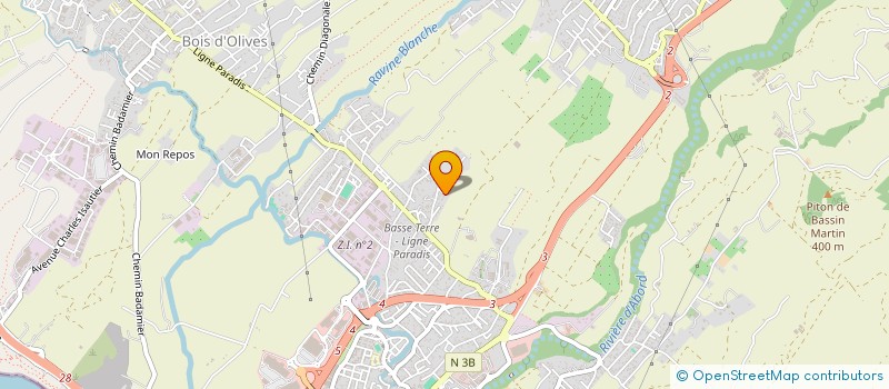 localisation de l'entreprise KAZ LUCIE  SAINT-PIERRE