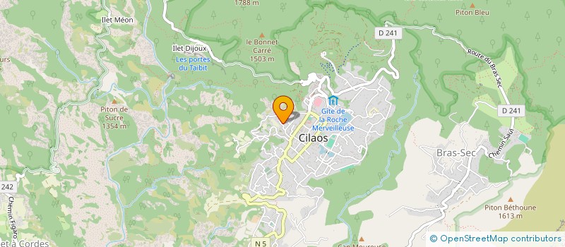 localisation de l'entreprise KAZ NYALA à CILAOS