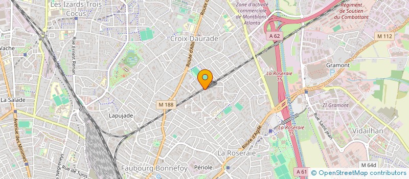localisation de l'entreprise KAZ PLOMBIER à TOULOUSE