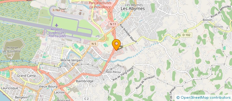 localisation de l'entreprise KAZ'SERAD à LES ABYMES