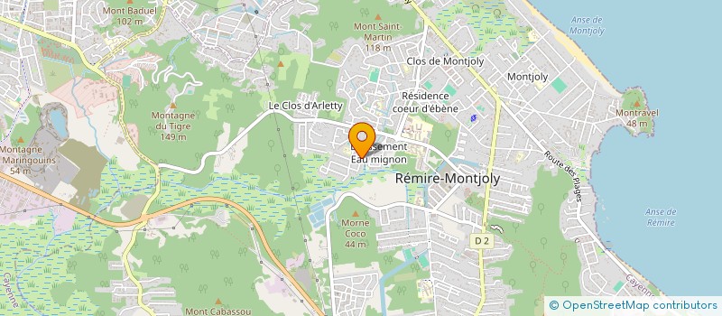 localisation de l'entreprise KAZ TIMOUN JARDIN PEDAGOGIQUE DE L ENFANCE GUYANAISE à REMIRE-MONTJOLY