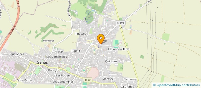 localisation de l'entreprise KAZA  GENAS