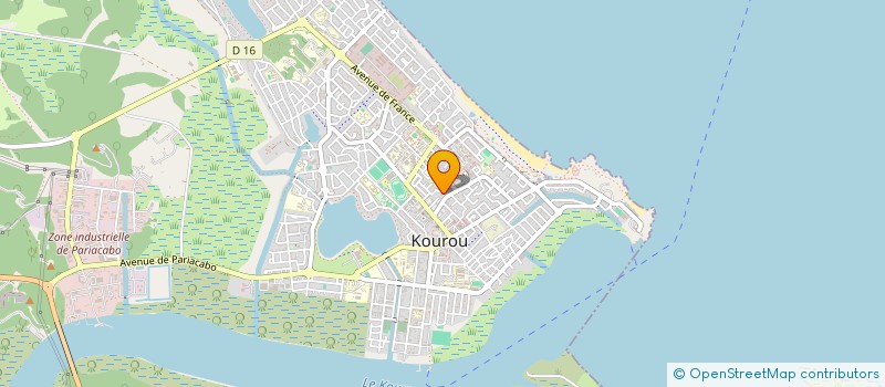 localisation de l'entreprise KAZA BATEAU GUYANE à KOUROU