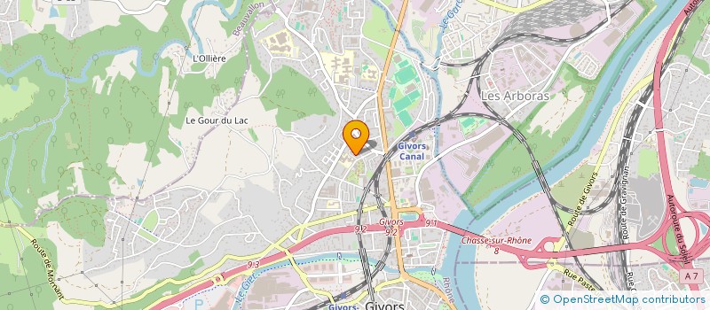 localisation de l'entreprise KAZA BIG à GIVORS